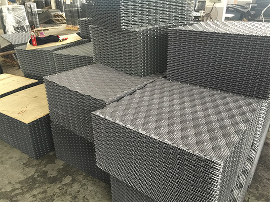 850X1000mm Koeltoren Infill Vuller 0.32mm0.6mm van Luchtkoelingspvc
