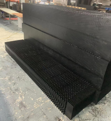 M-type PVC Drift Eliminator voor koeltoren / verschillende luchtinlaatluizen