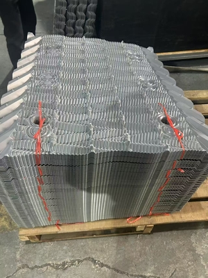 Width 800mm Material For Cooling Tower Fill PVC Filler For KK Cooling Tower Infill with drift edge